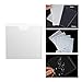 BELOWSYALER Parking Permit Holder,Parking Permit Holder for Car Windscreen Self Adhesive Car Permit Holders Square Windscreen Card Holder Clear for Car