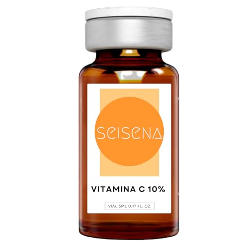 1 Vial Vitamina C 10% Solución Estéril, 1 vial x 5 ml, Tratamiento Facial Iluminador