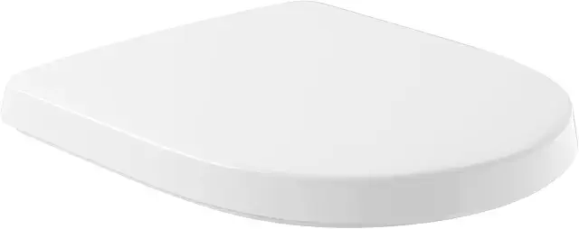 Villeroy & Boch O.novo Toilet Seat with Stainless Steel Hinges - White Oval