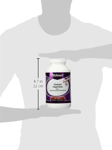 Miniatura 3 de Vitacost Quelated Magnesium - Albion Magnesio Glicinato Quelato Tamponado - 400 mg - 180 Tabletas