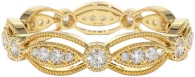 Antique Art Deco Eternity Band