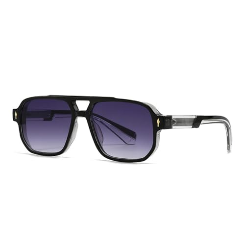 Lunettes de soleil rétro double pont pour réduire la fatigue oculaire