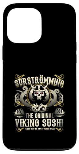 Surströmming Challenge Viking Sushi - Pez Volador Carcasa para iPhone 13 Pro MAX