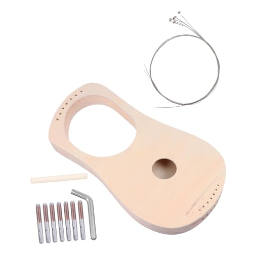 STOBOK キッズハープ 木製材料キット 手作り弦ライアーハープ み立て簡単 子供の工作 アートクラフト 親子で作る楽器