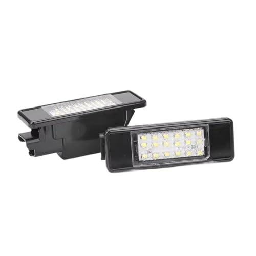 Luz de matrícula LED para Peugeot 307 308 508 y 106 plafón trasero homonologado 2 piezas