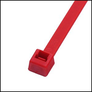EverMarkEM-11-50-2-C 11 in. Red Cable Tie, 50 lbs - Pack of 100