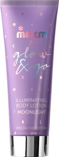 Melem Glow & Go Shimmering Body Lotion Moonlight - Loción corporal con efecto resplandeciente