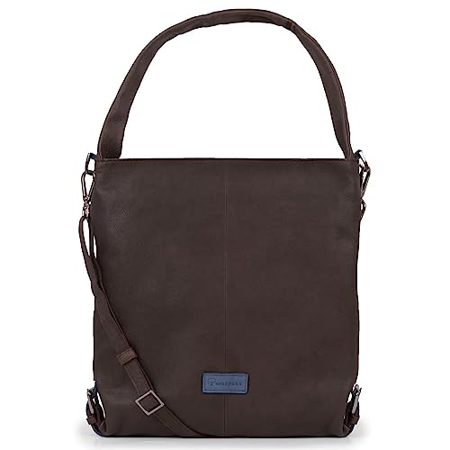 Sac en cuir marron femme HIDEPARK Cassandra d'une qualité supérieure