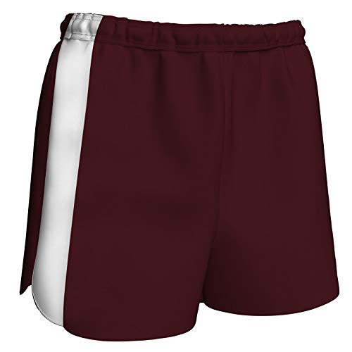 Sprinter Track Short Champro Bordeaux Blanc S Évite les Frottements en Course