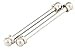 Emtek 94104 9/16" Diameter Steel Ball Tip Finial for Emtek 4" Hinges, Polished Nickel
