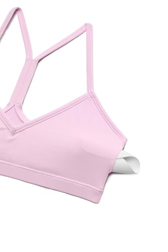 Image of CRZ YOGA Butterluxe Ruched Sports Bras | Light Support, Removable Pads, Yoga, Extremely Soft, Y Back, V Neck, Spaghetti Straps, for Women