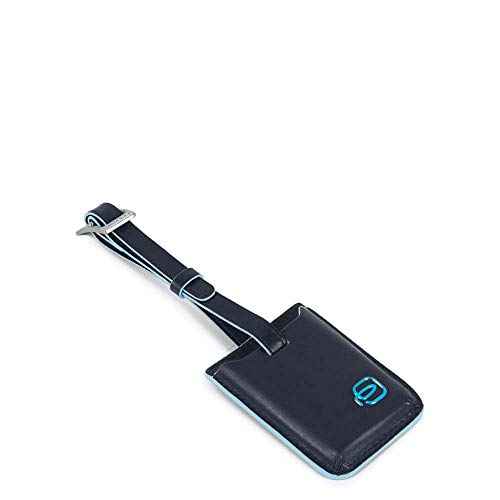 Piquadro Blue Square Etichetta per Valigie, Pelle, Giallo, 16 cm