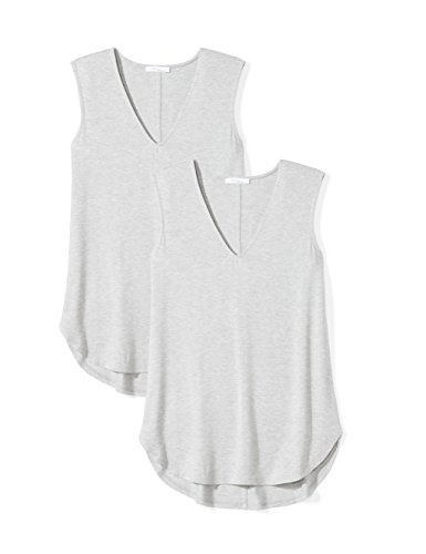 Amazon Essentials Women's Jersey Standard-Fit V-Neck Tank Top (Previously Daily