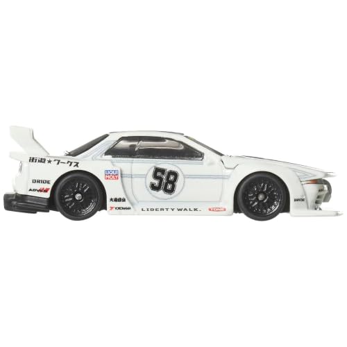 Image of Hot Wheels Aero Styles LB Kaido Works Nissan R32 Skyline GT-R Car Culture 1:64 Scale Die-Cast Car 1 /5 (White)