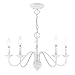 Livex Lighting 5 Lt Antique White Chandelier