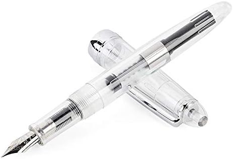 GOLD LEAF Jinhao 992 Student White Transparent Fountain Pen