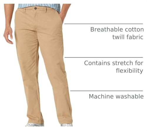 Image of Amazon Essentials Men's Straight-Fit Casual Stretch Chino Pant