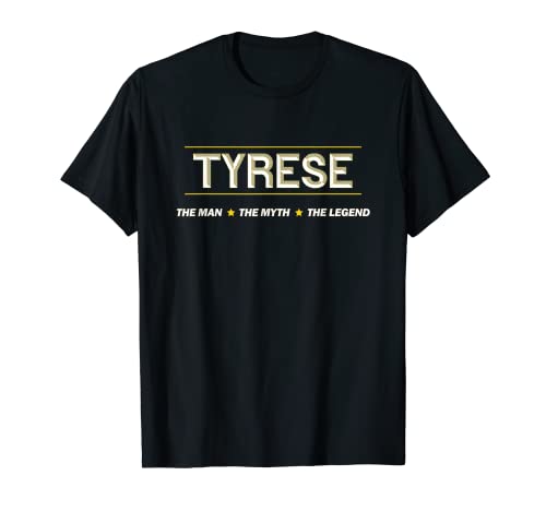 Photo de TYRESE - the Man the Myth the LEGEND | Men Boys Name - Funny T-Shirt