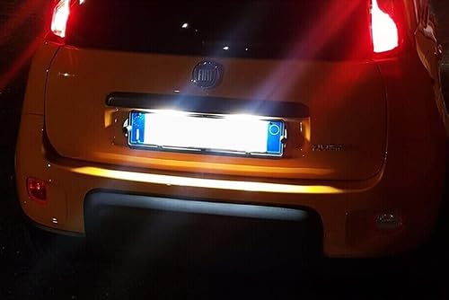 RZG Set di 2 luci per targa LED per 2003-2012 Panda 169 2012-2023 Panda 312/319