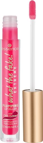 essence | What the Fake! Plumping Lip Filler | Chili Oil Extract Infused for Plump Lips | pH-Reactive Tint | Vegan, Cruelty Free & Gluten Free (03 | Oh My Chili)