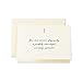 Crane & Co. Hand Engraved Gold Cross Sympathy Acknowledgement Note (CF1445), Pack of 10