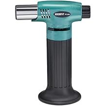 Solder-It Green Pro-Torch PT-200 | Mini Butane Torch Lighter | Compact Blow Torch, Soldering Tool, and Grill Lighter | Waterproof Piezo Electronic Ignition System | For Soldering, Brazing, or Plumbing