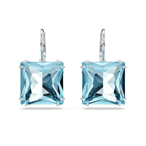 Image of Swarovski Millenia Crystal Jewelry Earring Collection, Blue Crystals, Pink Crystals, Yellow Crystals, Clear Crystals, Rhodium Finish