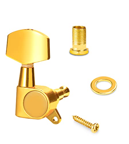 Vangoa Guitare Mécaniques Boutons, 3L3R Cordes Tuning Pegs Clés Chevilles Têtes Fermés, pour Guitare Électrique ou… - Les Beatles, Paul McCartney, John Lennon, RIngo Starr, George Harrison Vangoa Guitare Mécaniques Boutons, 3L3R Cordes Tuning Pegs Clés Chevilles Têtes Fermés, pour Guitare Électrique ou… – Image 3