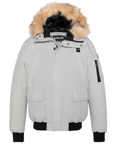 Parka courte Schott Keyburn haut de gamme au design urbain intemporel