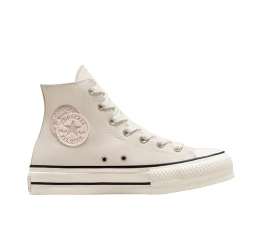 Converse Chuck Taylor All Star Lift Platform Natu Womens Size 8, Desert Sand/Egret/Black/Natu