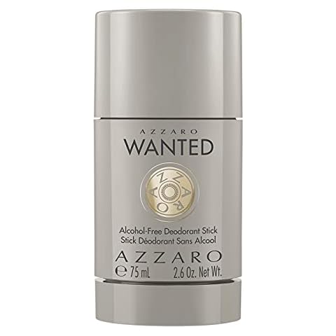 Azzaro Wanted Deodorant Stick Men Deodorant Stick Men Deodorant Stick Azzaro Deodorant Stick Men 24h Fresh Feel Without Aluminium Woody and Spicy Fragrance 75 ml Cover
