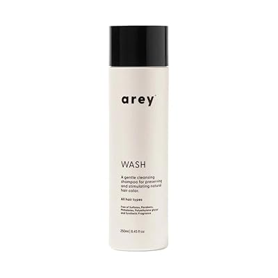 Arey Shampoo a clean shampoo to delay grey hair