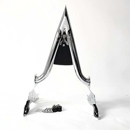 Chrom-Sissy-Bar, abnehmbare Beifahrer-Rückenlehne, Heckpolster, passend für Fatboy FLFBS 2018–2024 Breakout 2013–2024