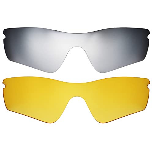 Verres compatibles Radar Path argent jaune transparent polarisé taille unique