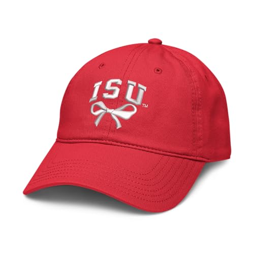 Illinois State Redbirds Bow Officially Licensed Adjustable Puff Embroidered Baseball Hat