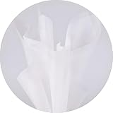 MLSG 96 Sheets Tissue Flower Wrapping Paper Cotton Wrapping Flower Paper Withdrawable Lining Paper Non-woven Waterproof Floral Bouquet Wraps For Florist Packaging Arrangement (White)