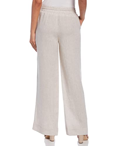 Cubavera Women's Wide Leg Drawstring Linen Pant2