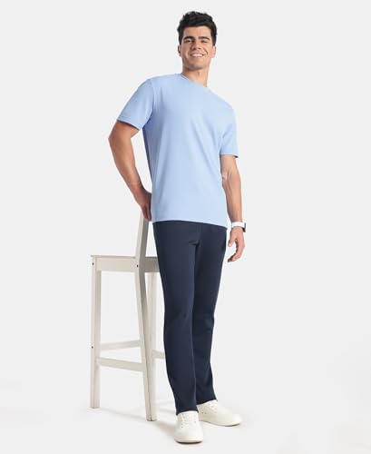 Image of Jockey AM74 Men Microfiber Fabric Round Neck Half Sleeve T-Shirt with StayFresh Treatment