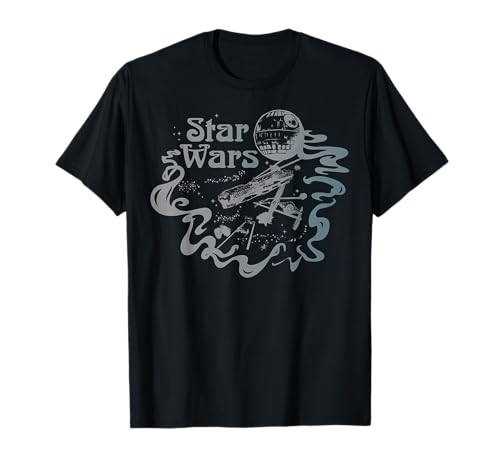 T-shirt Star Wars Death Star au graphisme vintage retro et finitions de qualité