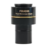 JOEBO Microscope Kit FMA037 FMA050 FMA075 Microscope Reducing Lens 0.37X 0.5X 0.75X 23.2mm C Mount Adapter Microscope Lens Adapters(FMA050 0.5X)