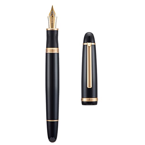 Stylo plume Jinhao X850 à pointe fine pour écrire sans rature grâce au convertisseur fluide