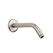 hansgrohe Extended Length 9-inch Modern Showerarm in Brushed Nickel, for Wall Mount Showerhead, 04186823