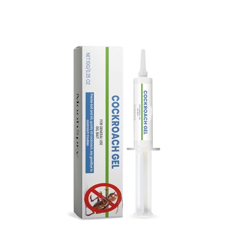Cebo para Cucarachas,Cebo Profesional Potente Anticucarachas Gel,Cebos Profesional Potente Anticucaracha Gel,Gels para Eliminar Cucarachas