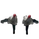 1A-NBY Pair Front Left and Right Forged Steel 1-Piece Stock Axle Spindles for 1973-1980 Ford Pinto, for 1974 1975 1976 1977 1978 Ford Mustang II