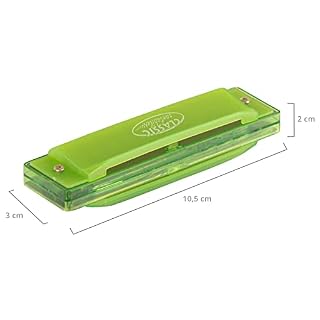 Classic Cantabile FBH-10 GN FunKids Harmonica en Do – Armonica enfants diatonique en plastique – Harmonica blues 10… - Les Beatles, Paul McCartney, John Lennon, RIngo Starr, George Harrison Classic Cantabile FBH-10 GN FunKids Harmonica en Do - Armonica enfants diatonique en plastique - Harmonica blues 10… – Image 5