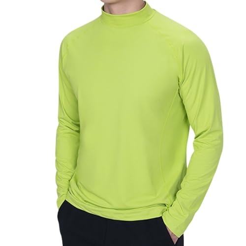 Tee shirt manche longue homme basique et confortable en coton extensible