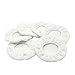 AUTDER Car Polisher Bonnet (5 to 6 Inch) - Woolen Max Waxer Pads - Polishing Bonnet Pad for Most Car Polishers Pack of 6Pcs - White