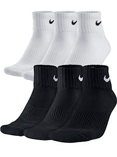 Chaussettes d'entraînement mi-mollets Nike Everyday Cushioned blanches en lot de 6 paires pour homme