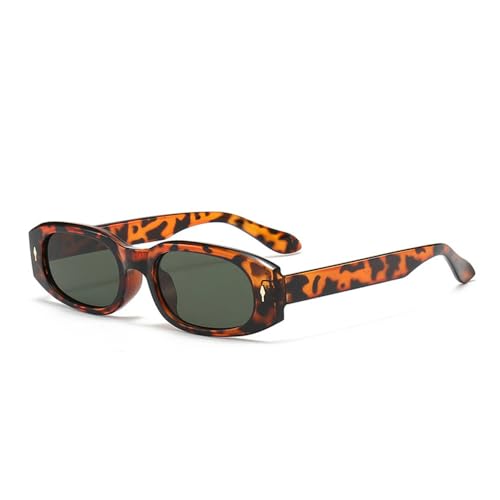 Lunettes de soleil rectangle UV400 LVTFCO anti-reflets pour hommes et femmes mode punk