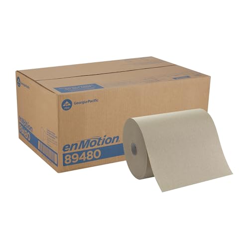 enMotion GeorgiaPacific (by GP PRO) 10 in 800 Linear Feet Recycled Paper Towel Roll Brown 6Roll Case Paper Towel Rolls 89480